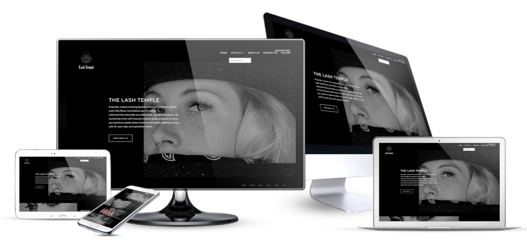Eyelash Extensions Web Design and Development