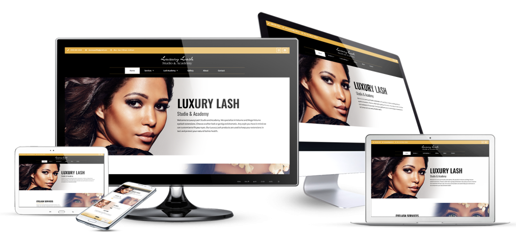 Eyelash Salon Web Design