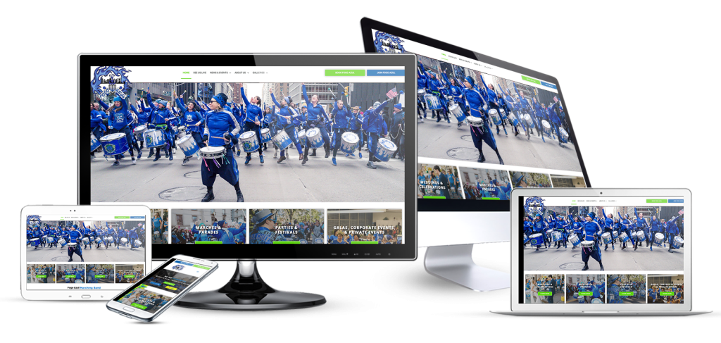 Web Design for Band