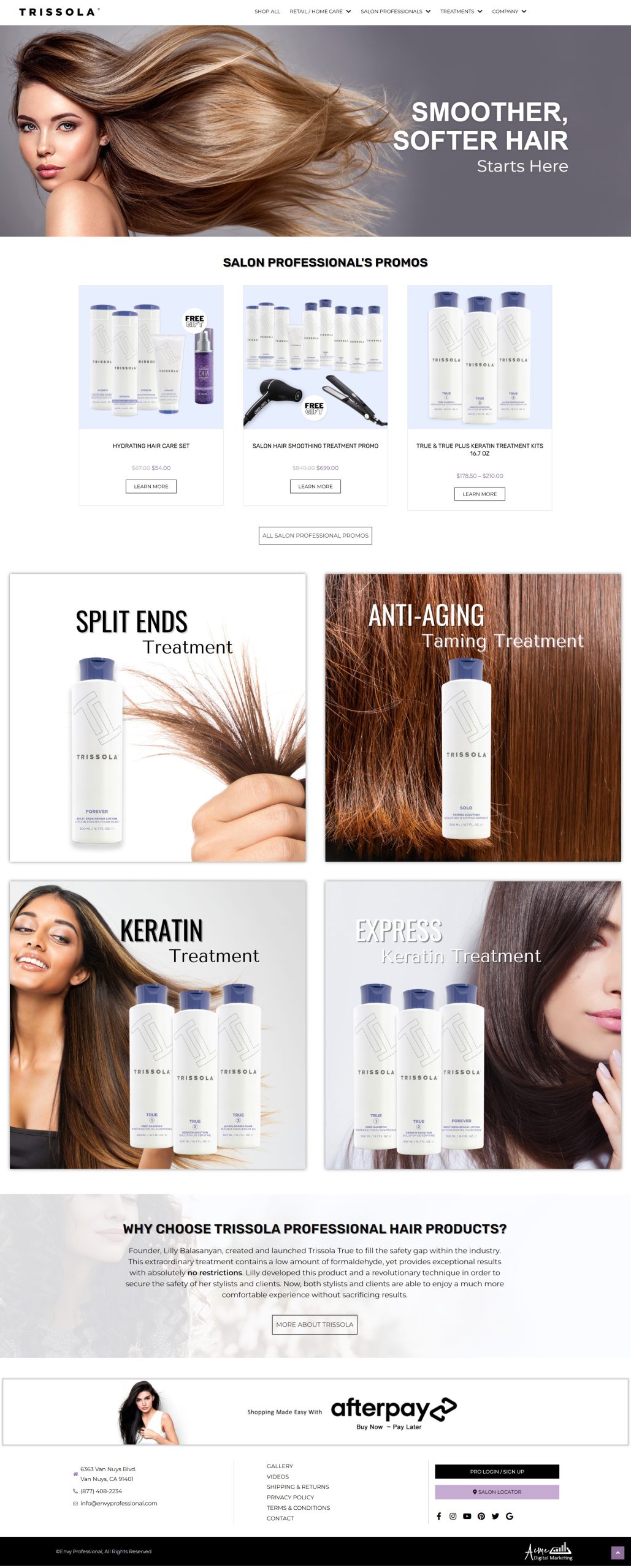 eCommerce Web Design for Beauty Products