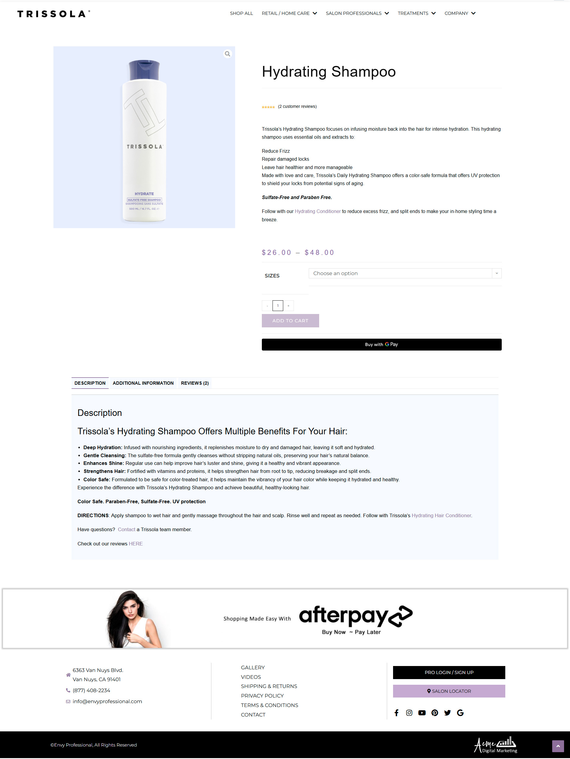 eCommerce Web Design for Beauty Products