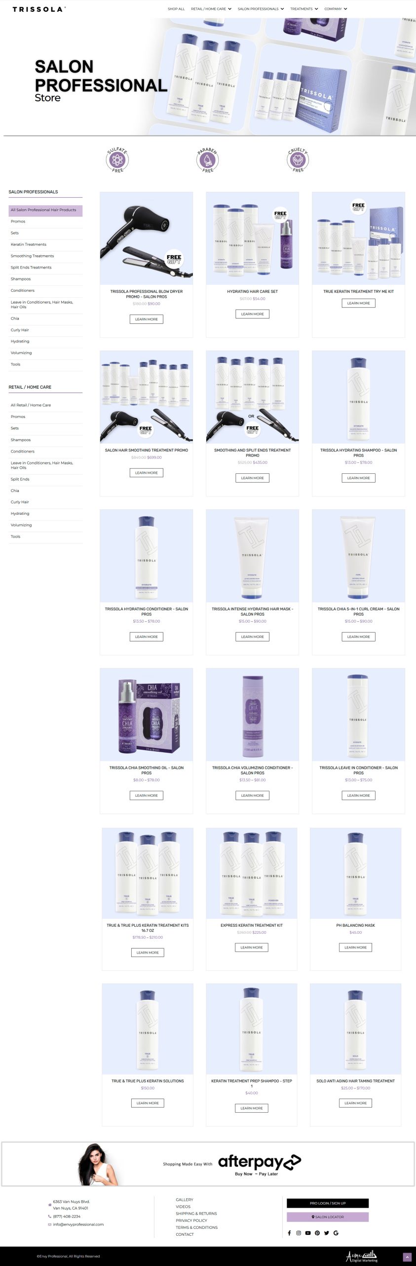 eCommerce Web Design for Beauty Products
