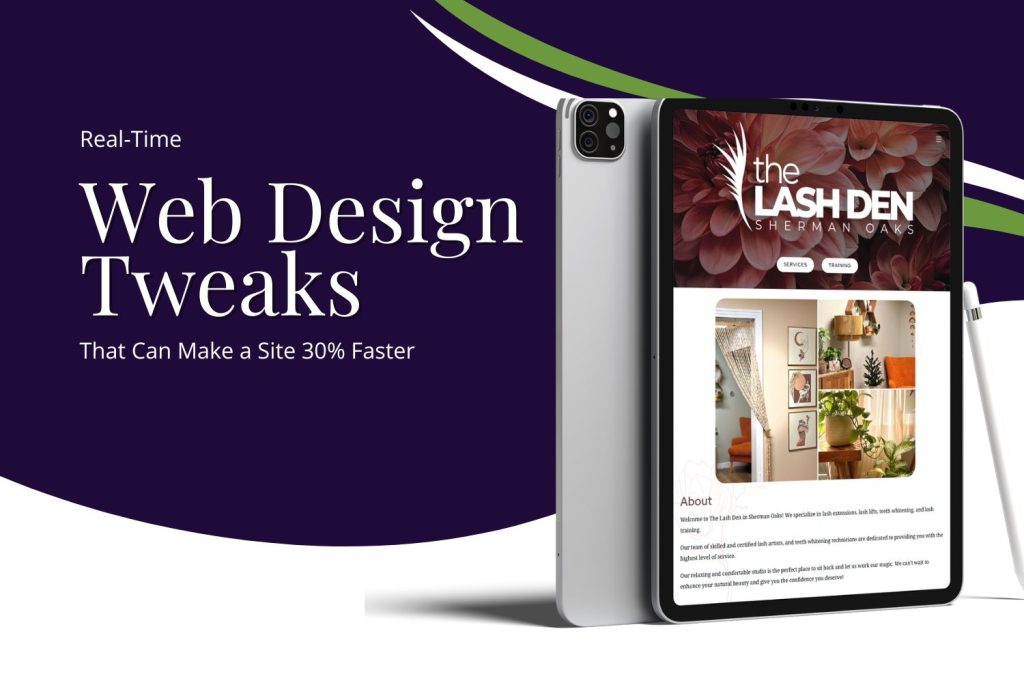 Real-Time Web Design Tweaks That Can Make a Site 30% Faster